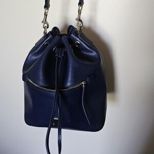 Dooney And Bourke Navy Blue Women's Bucket Bag
